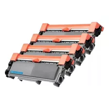 Kit Com 04 Toner Para Uso Brother Tn-2370 Tn2340 Tn660 L2540