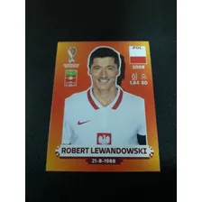 Mundial Qatar 2022. Figurita N° Pol 16. Lewandowski. Mira!!!