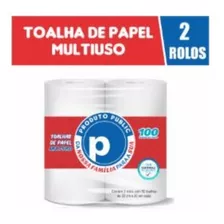 Papel Toalha Public 2 Rolos - 100 Folhas 