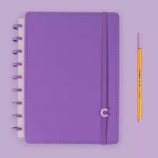 Caderno Inteligente Médio Color All Purple