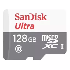 Cartão Memória Micro Sd Sandisk 128gb Ultra + Nf