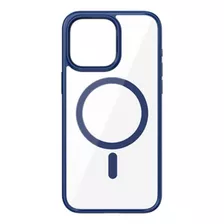 Capa Rock Case Para O iPhone 15 Pro Max Magsafe Anti Impacto Cor Azul