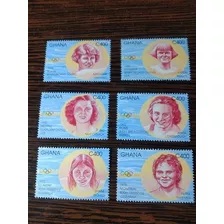 Lote De Estampillas De Ghana 1996