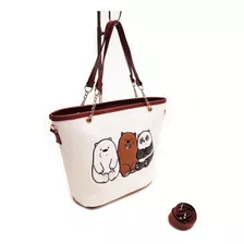 Hermosa Bolsa Osos Escandalosos We Bare Bears Bolso De Dama