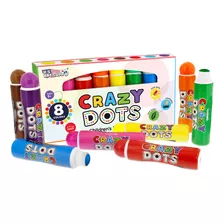 Us Art Supply 8 Color Crazy Dots Markers De Puntos Para Niño