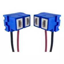 Par Chicote Soquete Conector Farol Lâmpada H7