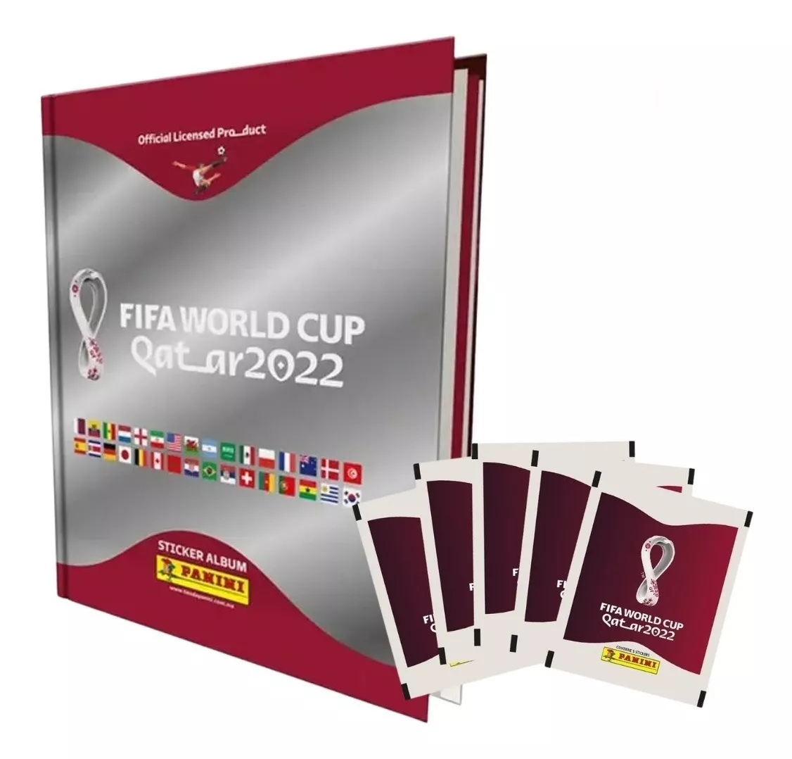 Álbum Fifa World Cup Qatar 2022 Tapa Dura + 48 Sobres.