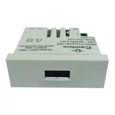 Modulo Cargador Usb Cambre 6957 Blanco Sxxi Bauhaus