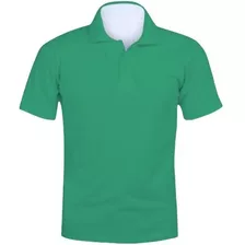 Polo Masculina Básica 100% Algodão 30.1 Costura Reforçada