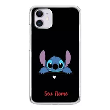 Capinha De Celular Diversos Compatível Stitch Com Nome