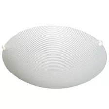 Plafon Saturno Vidro 25cm Um Soquete E-27 Home Line