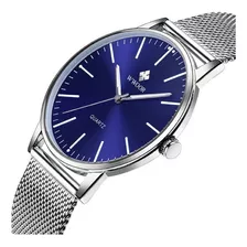 Reloj De Pulsera De Cuarzo Resistente Al Agua Para Hombre Ww