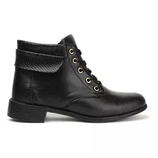 Bota Western Feminina Salto Alto Coturno Cano Curto Inverno