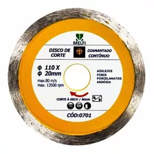 10 Disco Corte Contínuo Diamantado P/ Porcelanato