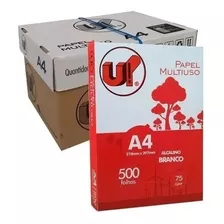 Papel Sulfite A4 Up! Office 1500 Folhas 75g 3 Pacotes