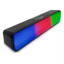 Caixa De Som Gamer Rgb Pc Caixinha Bluetooth Computador Note