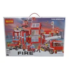  Bloques De Construcción Armatodo Estación Bomberos 827 Pcs