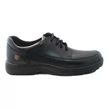 Zapato Cavatini Comfort Cuero Hombre Acordonado Ancho