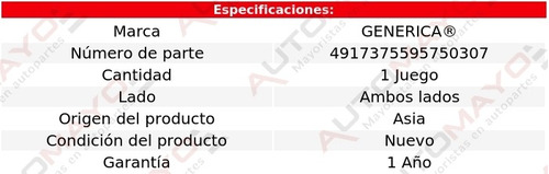 Un Jgo Parrillas S/faro Niebla Genrica Partner 2016-2018 Foto 2