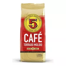 Cafe Torrado Molido 5 Hispanos X 500 Gr