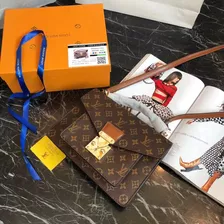 Bolso Louis Vuitton Pochette Piel Autentica