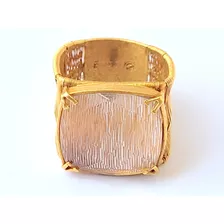 Anel Vivara Ouro 18k - 7,6 Gramas Aro 15 - Citrino