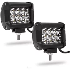 X2 Barra Focos Neblineros Led 36w Blanco Expansion Auto Moto