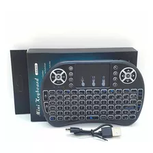 Megatronica Mini Teclado Mouse Wireless Luminoso Smart Tv