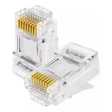 Conector Rj45 Macho Utp - Pro - Cat6 Pct 100 Unidades