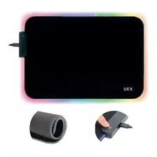 Mouse Pad Gamer 14 Efeitos Dex Ry-2535 Com Led Rgb Nf-e