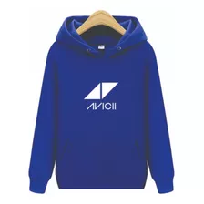  Buzo Hoodie Con Capota Estampado Avicii