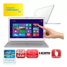 Ultrabook Acer Aspire S7-391- Intel Core I5-4gb 128gb 13.3 