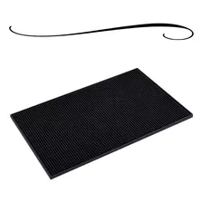 Tapete Escorredor De Louça Grande Silicone Bar Mat 30x45 Cm