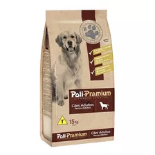 Ração Poli-premium Cães Adultos 15kgs
