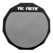 Practicador 6 Pulgadas Para Bat. Vic Firth Pad6 Color Gris Negro