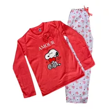 Pijamas Para Niñas Manga Larga Y Pantalón Largo