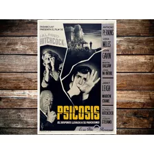 Poster Pelicula Psicosis Hitchcock 47x32cm 200grms