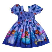 Vestido Infantil Promoção Princesa Sofia Liquidação