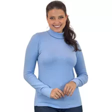 Kit 6 Blusa De Frio Cacharrel Feminina Gola Alta Trico