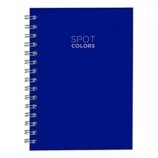 Caderno Capa Dura Spot Colors Azul Marinho 14x20cm 100 Fls