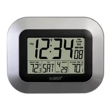 La Crosse Technology (ws-8115u-s) Atomic Reloj De Pared Digi