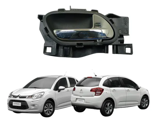 Maçaneta Interna Lado Direito Citroen C3 2013 Até 2019 Usado