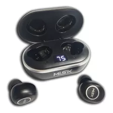 Misik - Audifonos In-ear Inalámbricos Bluetooth Manos Libres Color Negro