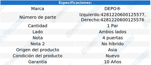 Par De Unidades Honda Civic 2006 2007 2008 Sedan No Hybrido Foto 4