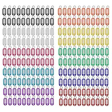 220 Llaveros De Plastico Con Etiqueta 10 Colores 