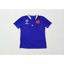 Camiseta Francia Le Coq Sportif Rugby Talle 14 Años