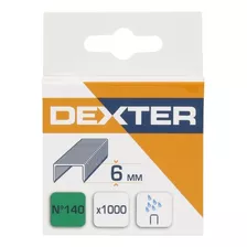 Grampo Para Grampeador De 6mm Caixa Com 1000 Grampos Dexter