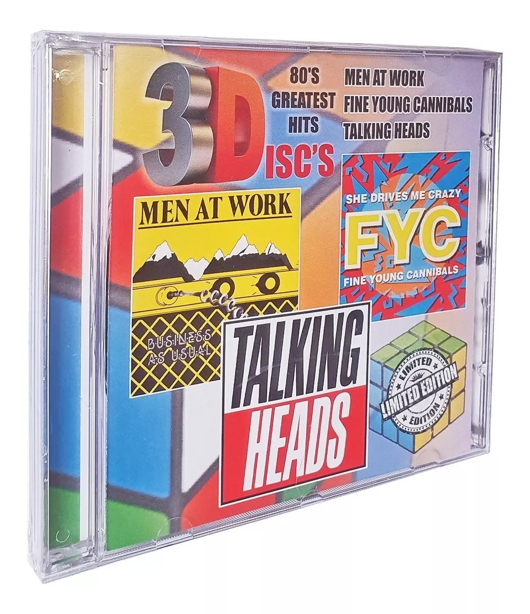 Cd Men At Work Fine Young Cannibals Talking Heads 3disc's