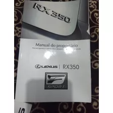 Manual Proprietario Lexus Rx350 2012 2013