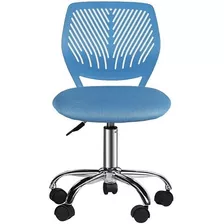 Cadeira De Escritório Infantil Teen Azul Office Basics 60 Kg